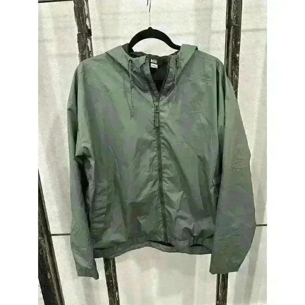 REI Co-Op Ladies Hooded Windbreaker, Sz L
